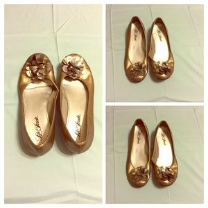 Silver slip on shoes by